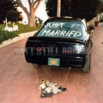 KITT with Just Married written on the back glass