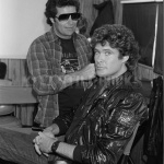 David Hasselhoff is getting Hair and makeup done