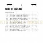 Knight 2000 Owner&#039;s Table Of Contents