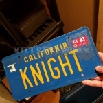Original KNIGHT License Plate