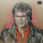 Drawing of Michael Knight
