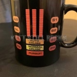 Knight Rider Black Coffee Mug