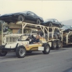 Semi load of KITTS for the Knight Rider TV Show