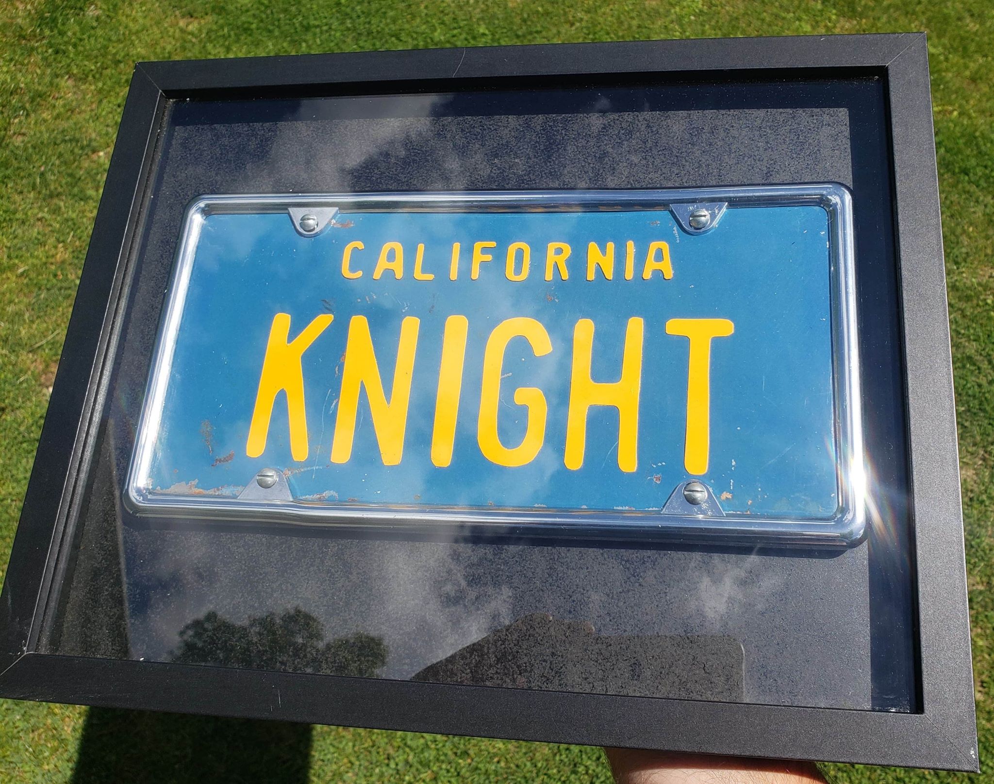 Knight Rider Original License Plate