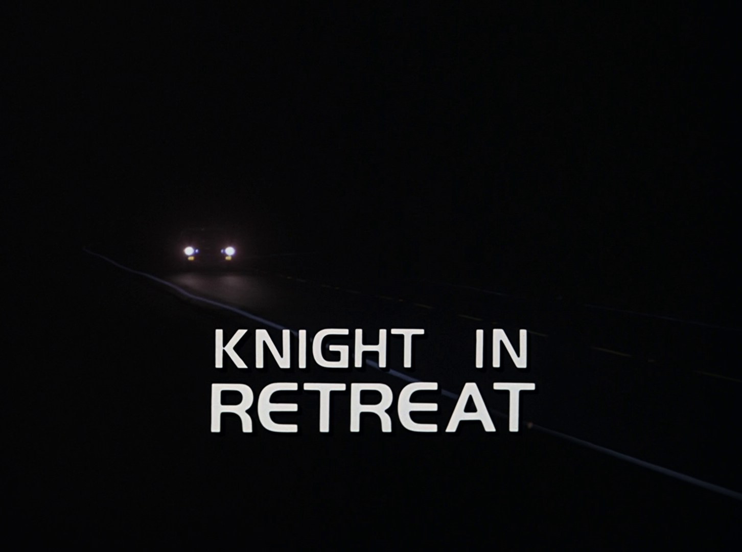 Knight Rider Season 3 - Episode 61 - Knight In Retreat - Photo 1