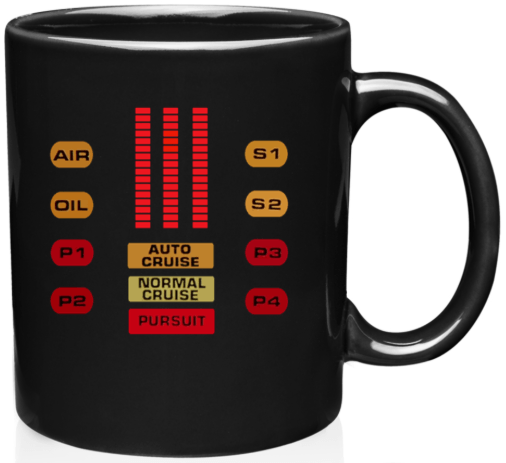 Knight Rider KITT Coffee Mug Season Two