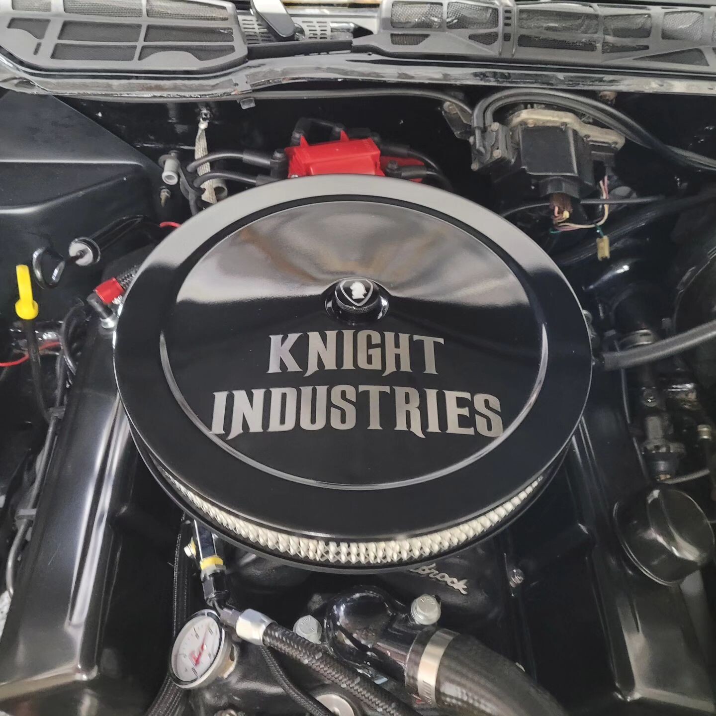 Knight Industries Laser Etched Air Cleaner Lid Bolt Cap